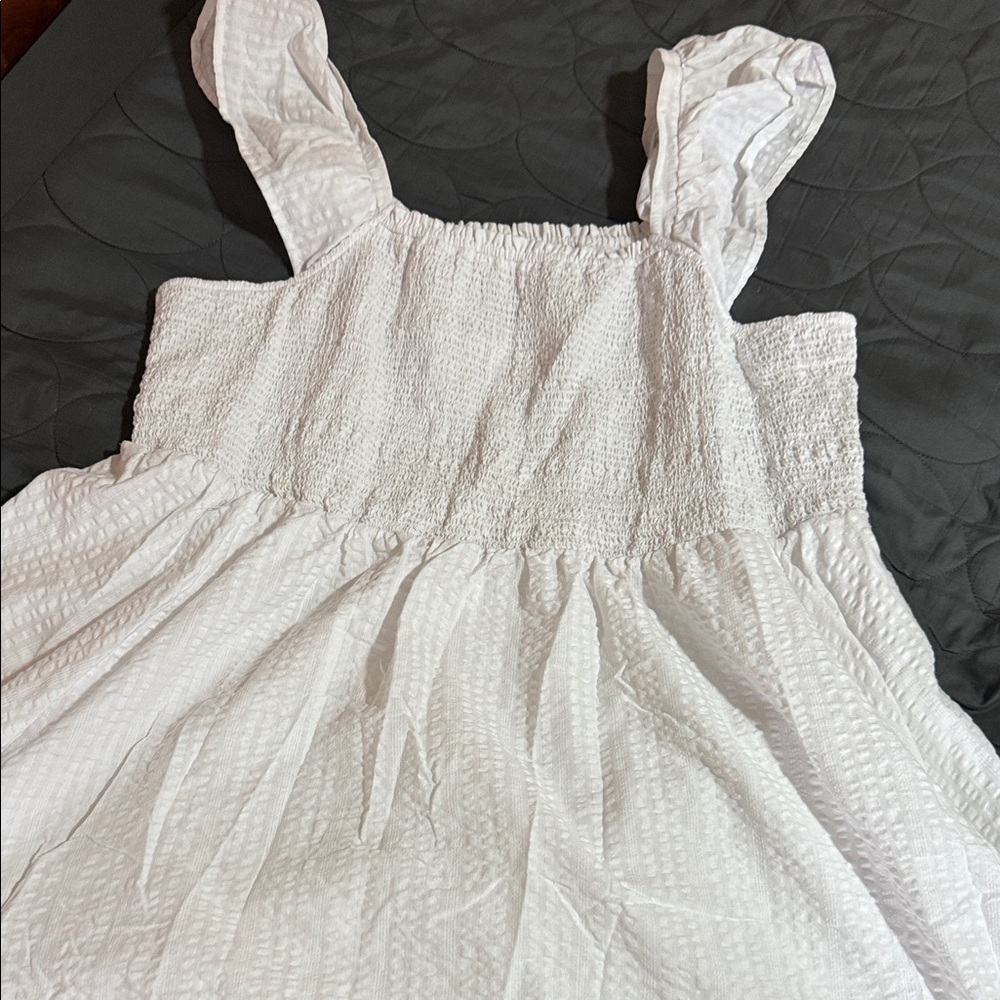 Old Navy White Textured Skirt